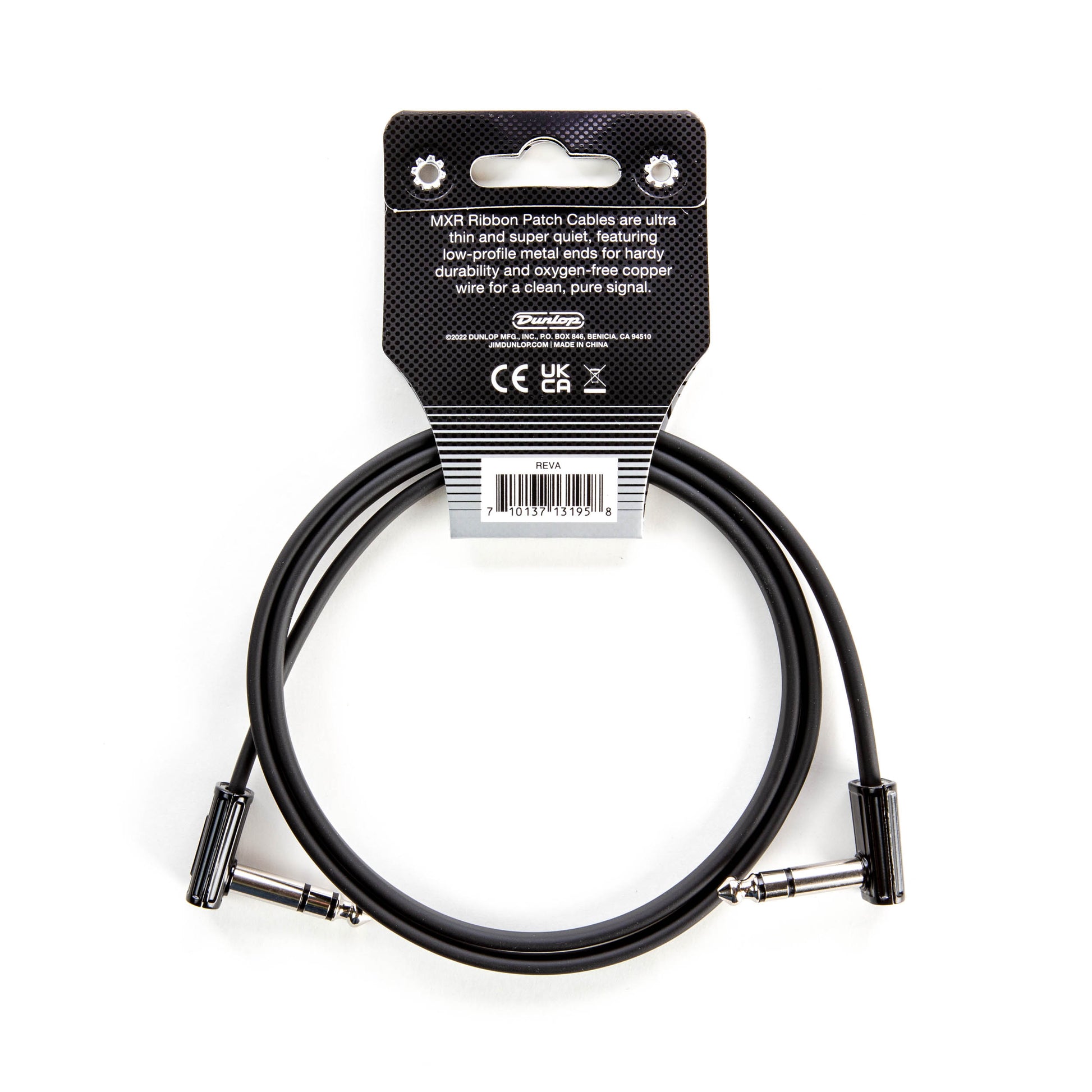 MXR MXR TRS RIBBON PATCH CABLE RIGHT/RIGHT - 03 FOOT - DCISTR3RR