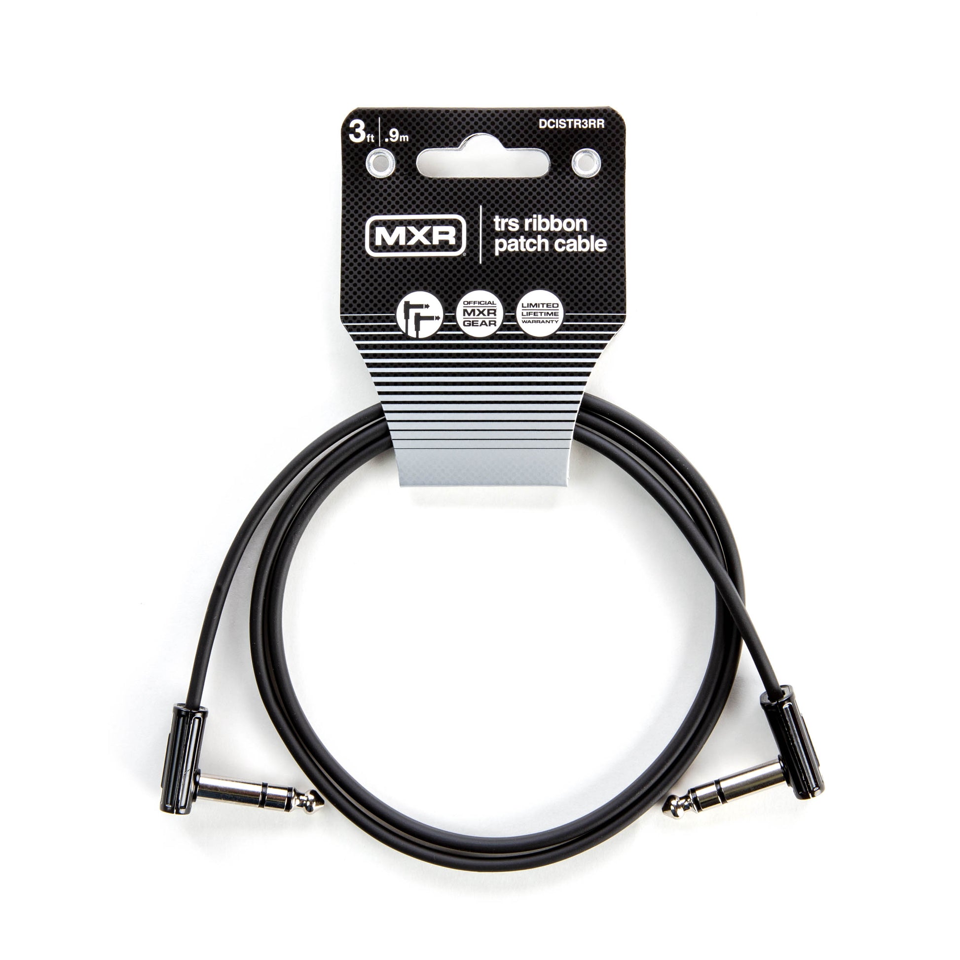 MXR MXR TRS RIBBON PATCH CABLE RIGHT/RIGHT - 03 FOOT - DCISTR3RR