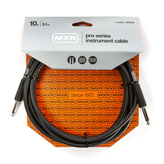MXR MXR PRO SERIES INSTRUMENT CABLE - STRAIGHT / STRAIGHT 10 FT - DCIX10
