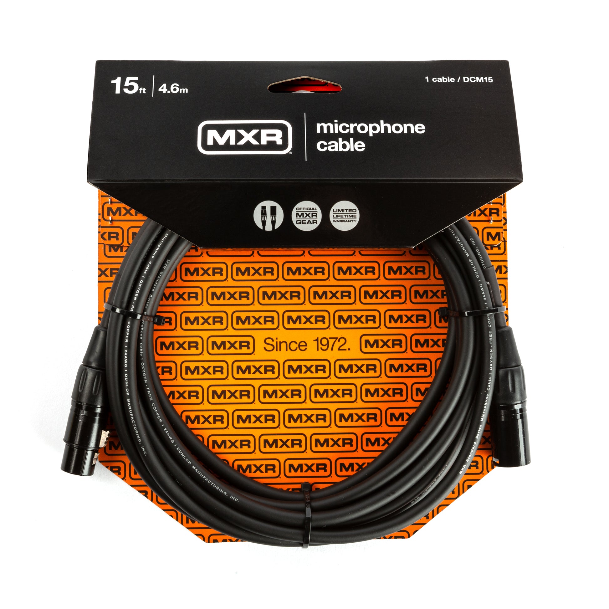 MXR MXR MICROPHONE CABLE - 15 FT - DCM15
