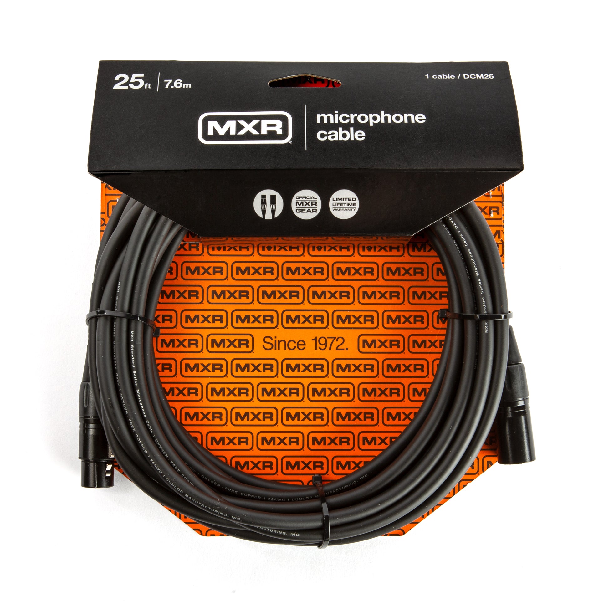 MXR MXR MICROPHONE CABLE - 25 FT - DCM25
