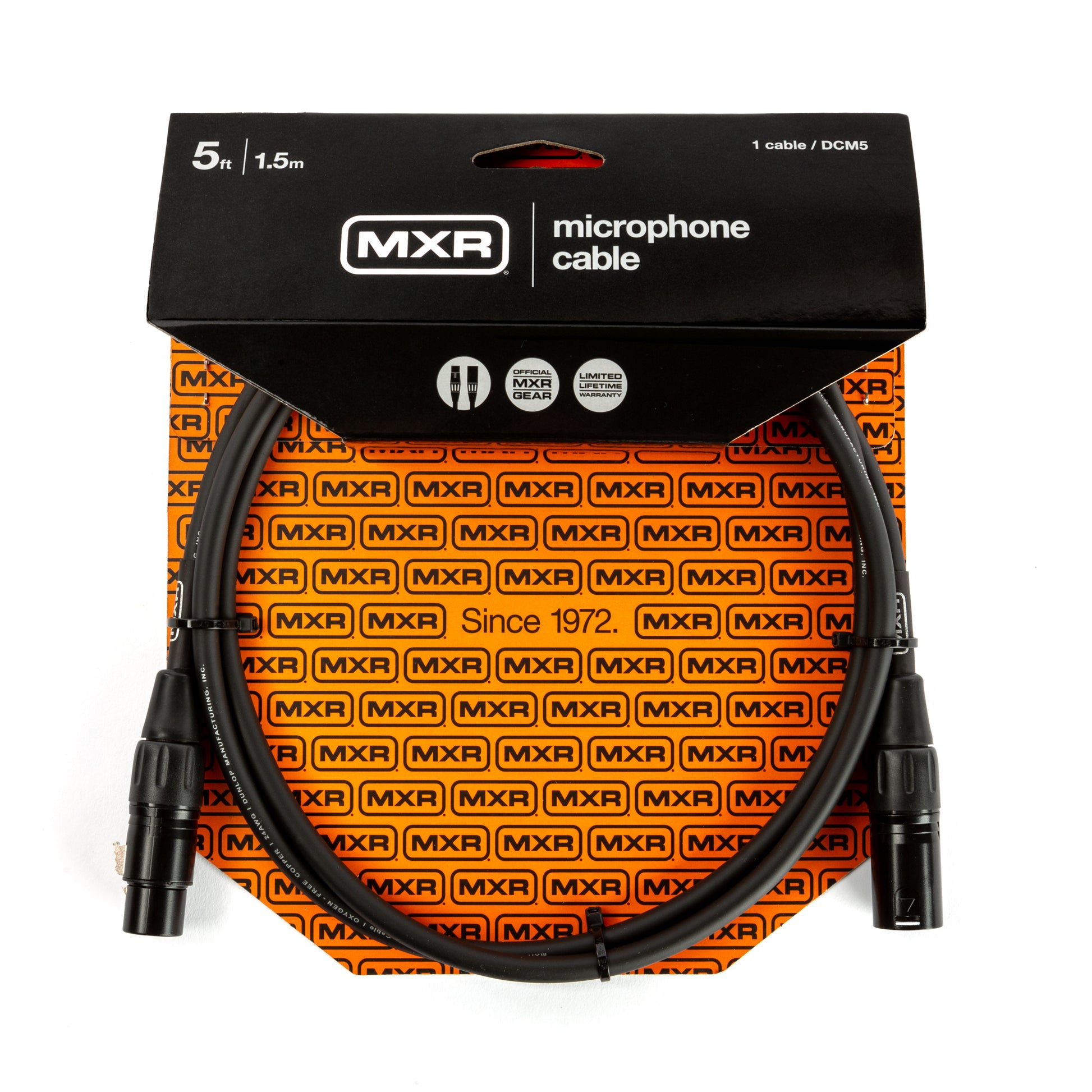 MXR MXR MICROPHONE CABLE - 05 FT - DCM5