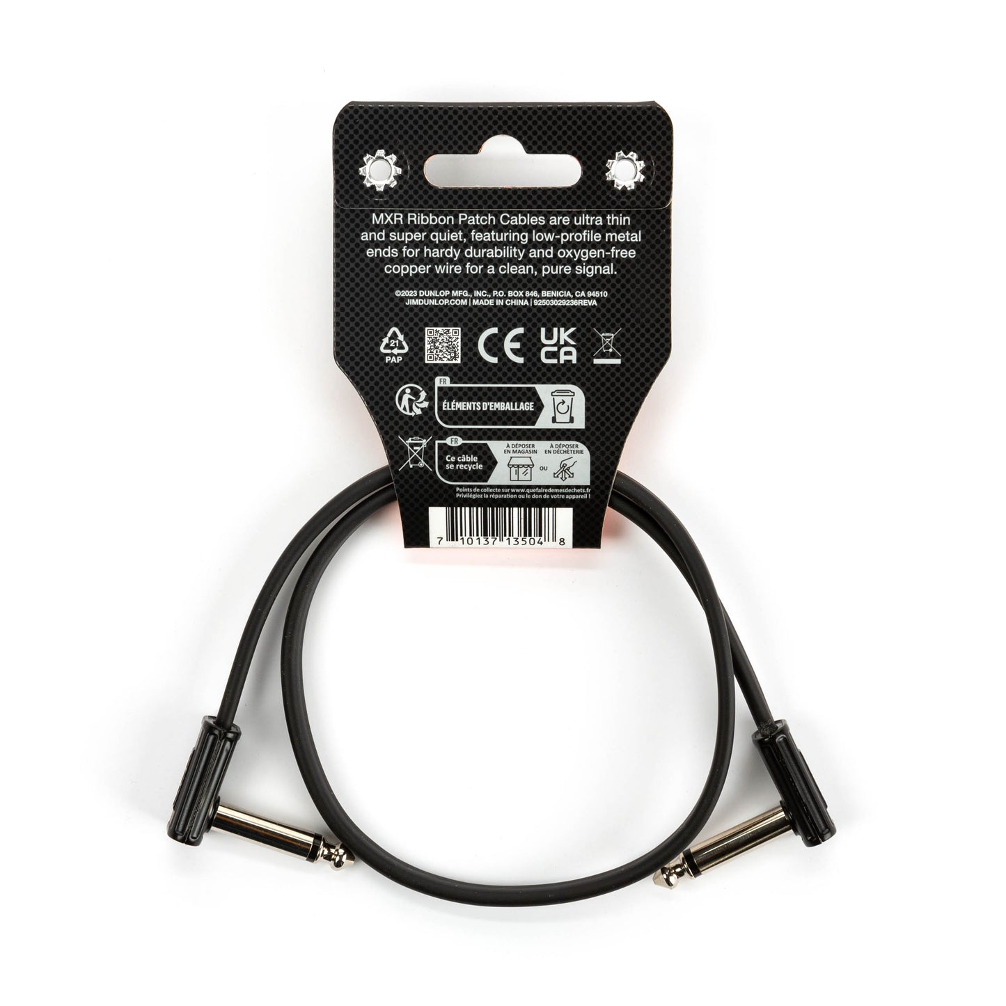 MXR MXR RIBBON PATCH CABLE - 18 INCH - DCPR018