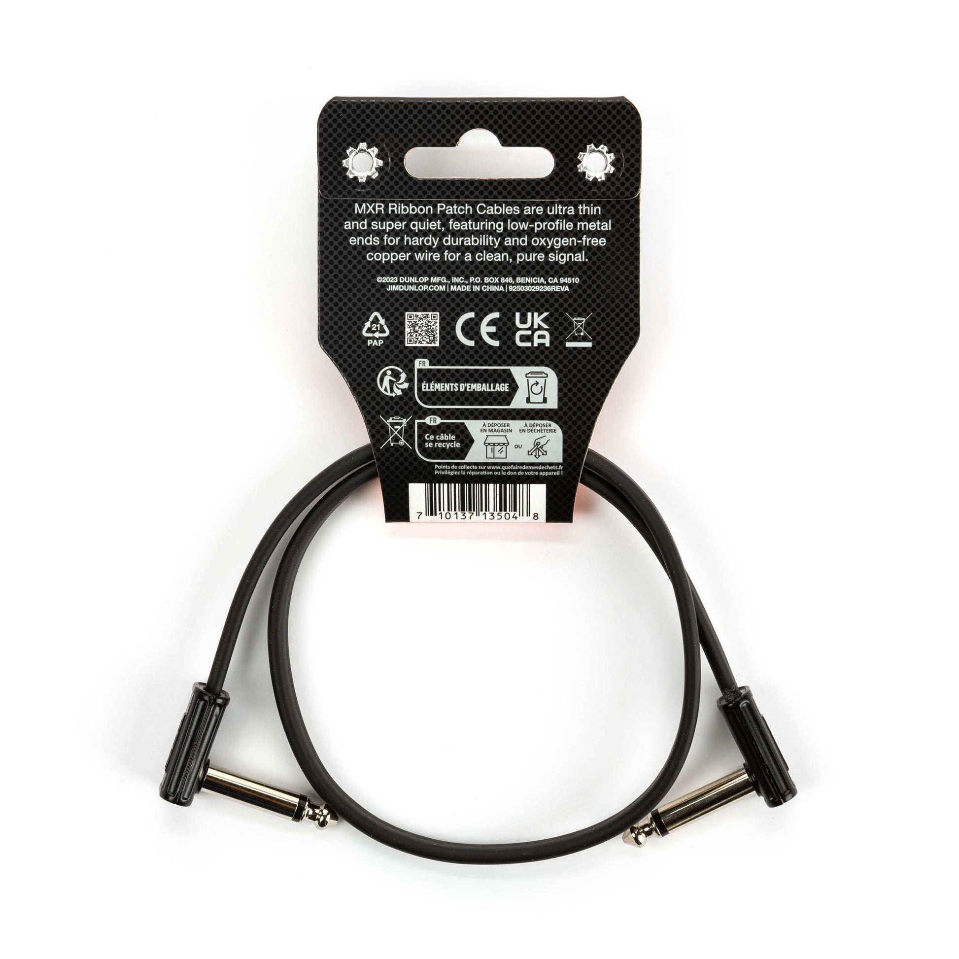 MXR MXR RIBBON PATCH CABLE - 18 INCH - DCPR018
