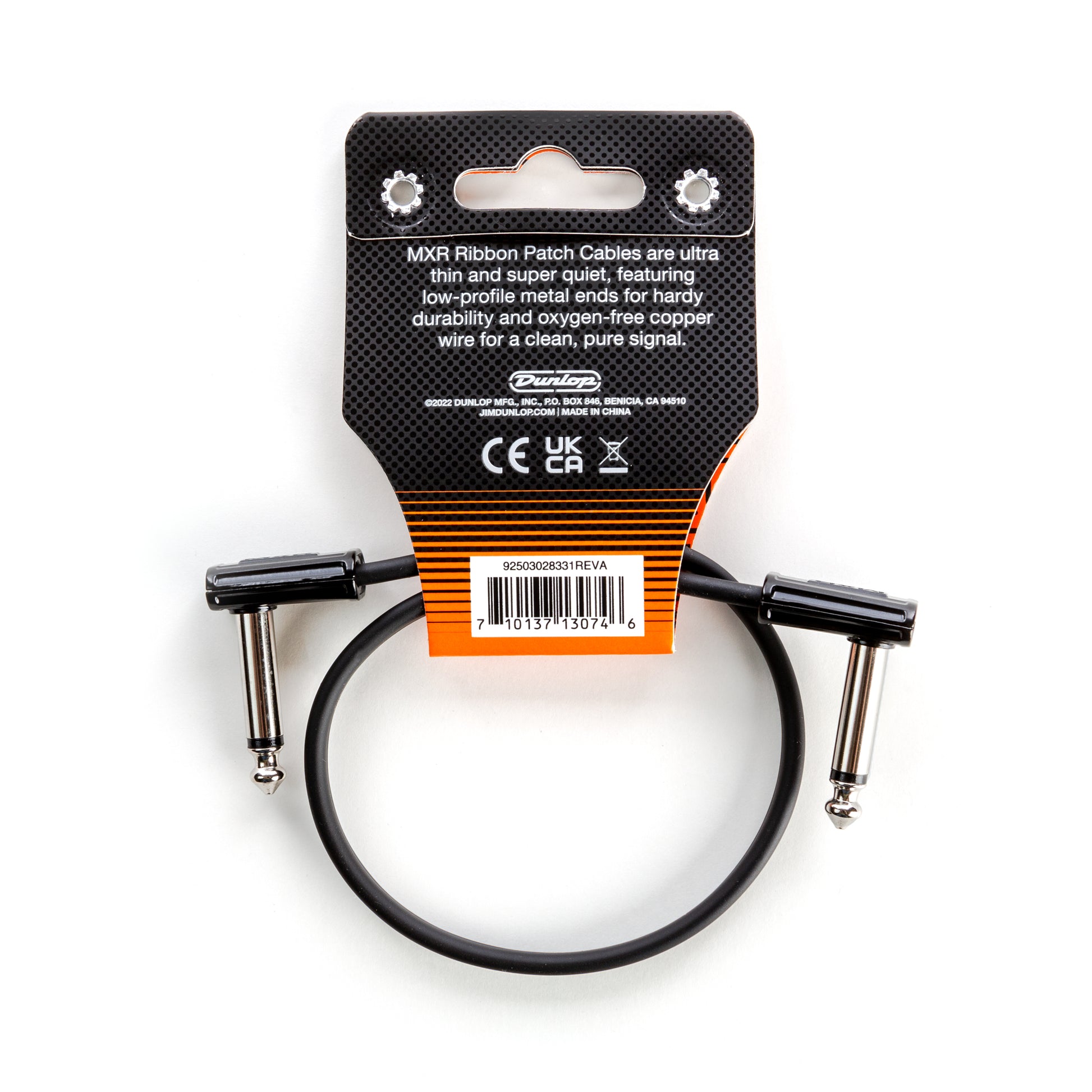 MXR MXR RIBBON PATCH CABLE - 01 FOOT - DCPR1