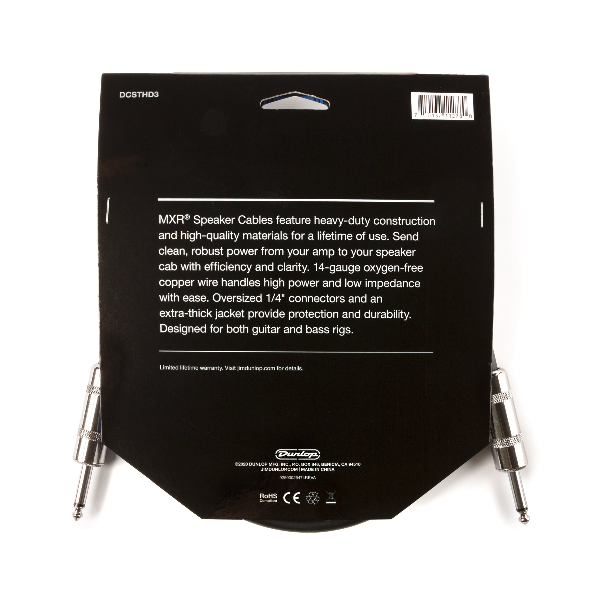 MXR MXR HD SPEAKER CABLE - 03 FOOT - DCSTHD3