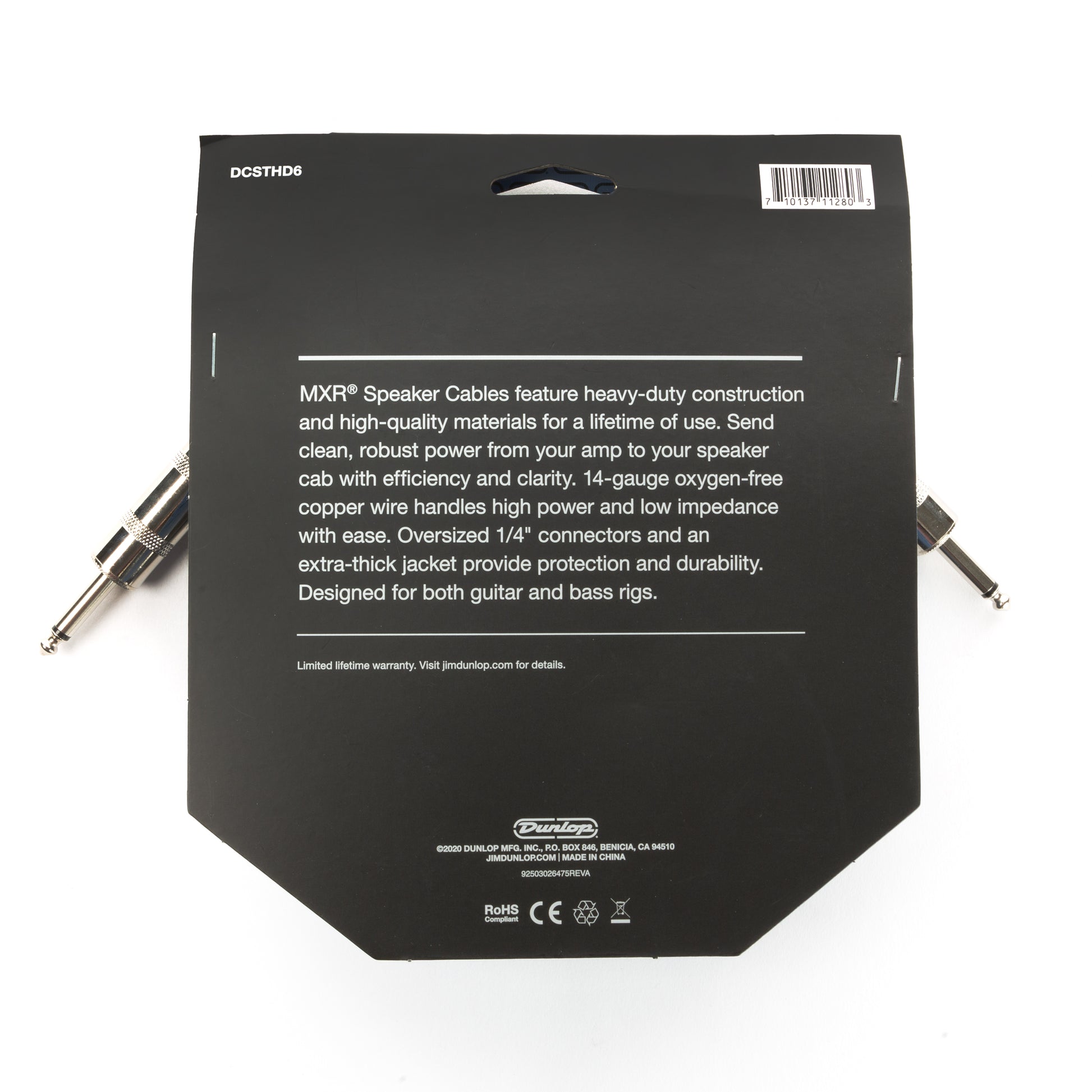 MXR MXR HD SPEAKER CABLE - 06 FOOT - DCSTHD6