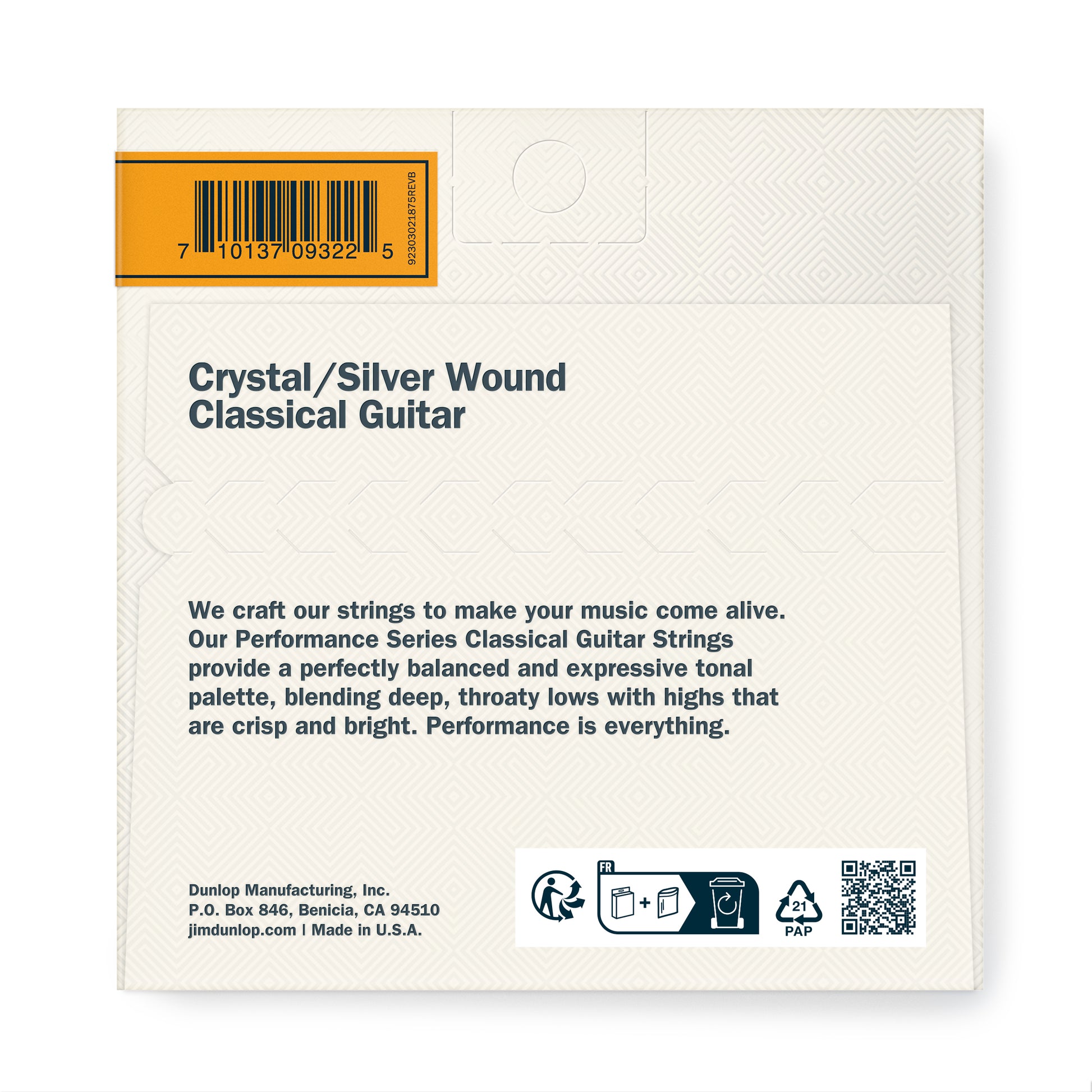 Jim Dunlop DUNLOP CLASSICAL GUITAR STRING SET - NORMAL TENSION - DCV100NS