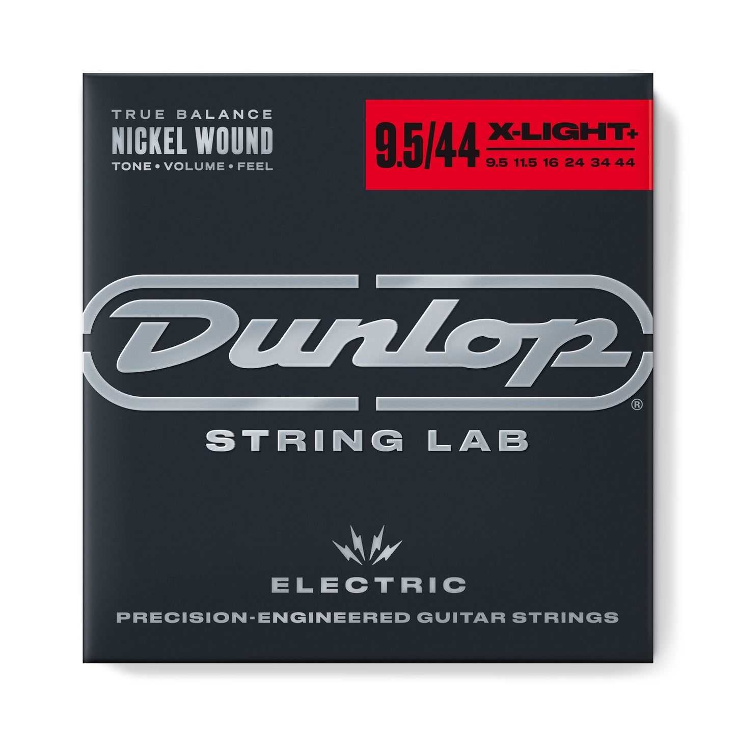 Jim Dunlop DUNLOP NICKEL WOUND ELECTRIC GUITAR 06-STRING SET - 9.5-44 X-LIGHT+ - DEN09544