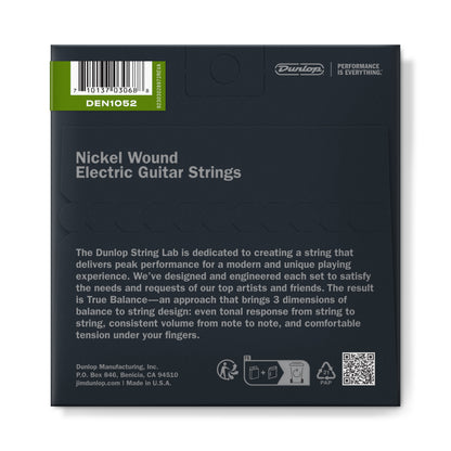 Jim Dunlop DUNLOP NICKEL WOUND ELECTRIC GUITAR 06-STRING SET - 10-52 - HYBRID MEDIUM/HEAVY - DEN1052