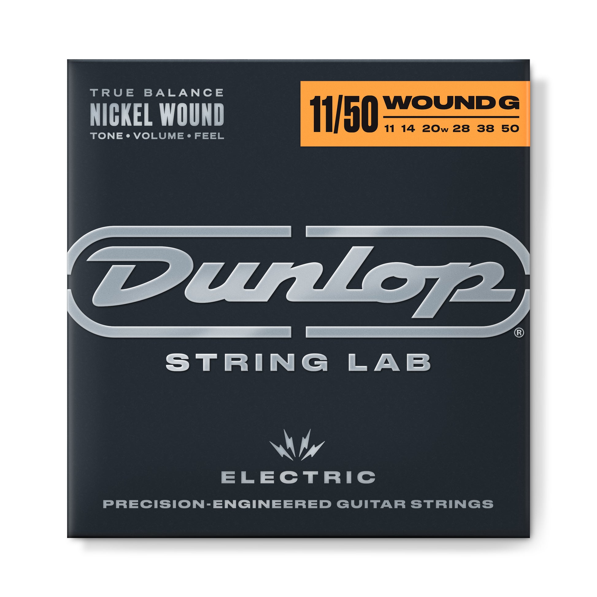 Jim Dunlop DUNLOP NICKEL WOUND ELECTRIC GUITAR 06-STRING SET - 11-50 - MEDIUM WOUND G - DEN1150WG