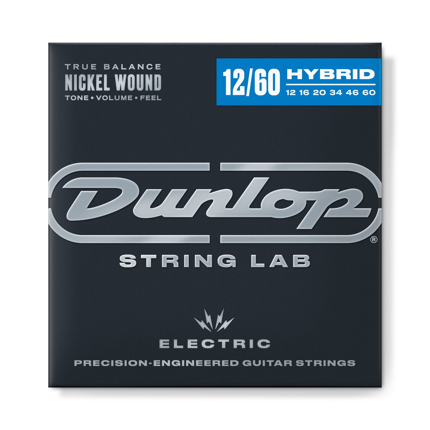 Jim Dunlop DUNLOP NICKEL WOUND ELECTRIC GUITAR 06-STRING SET - 12-60 - X HEAVY HYBRID - DEN1260