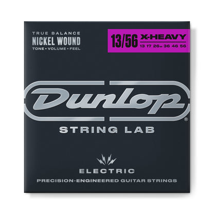 Jim Dunlop DUNLOP NICKEL WOUND ELECTRIC GUITAR 06-STRING SET - 13-56 - X HEAVY HYBRID - DEN1356