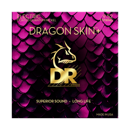 DR Strings DR DRAGON SKIN+ Accurate Core Coated Electric Guitar 07-String Set - 09-52 Light DEQ7-9