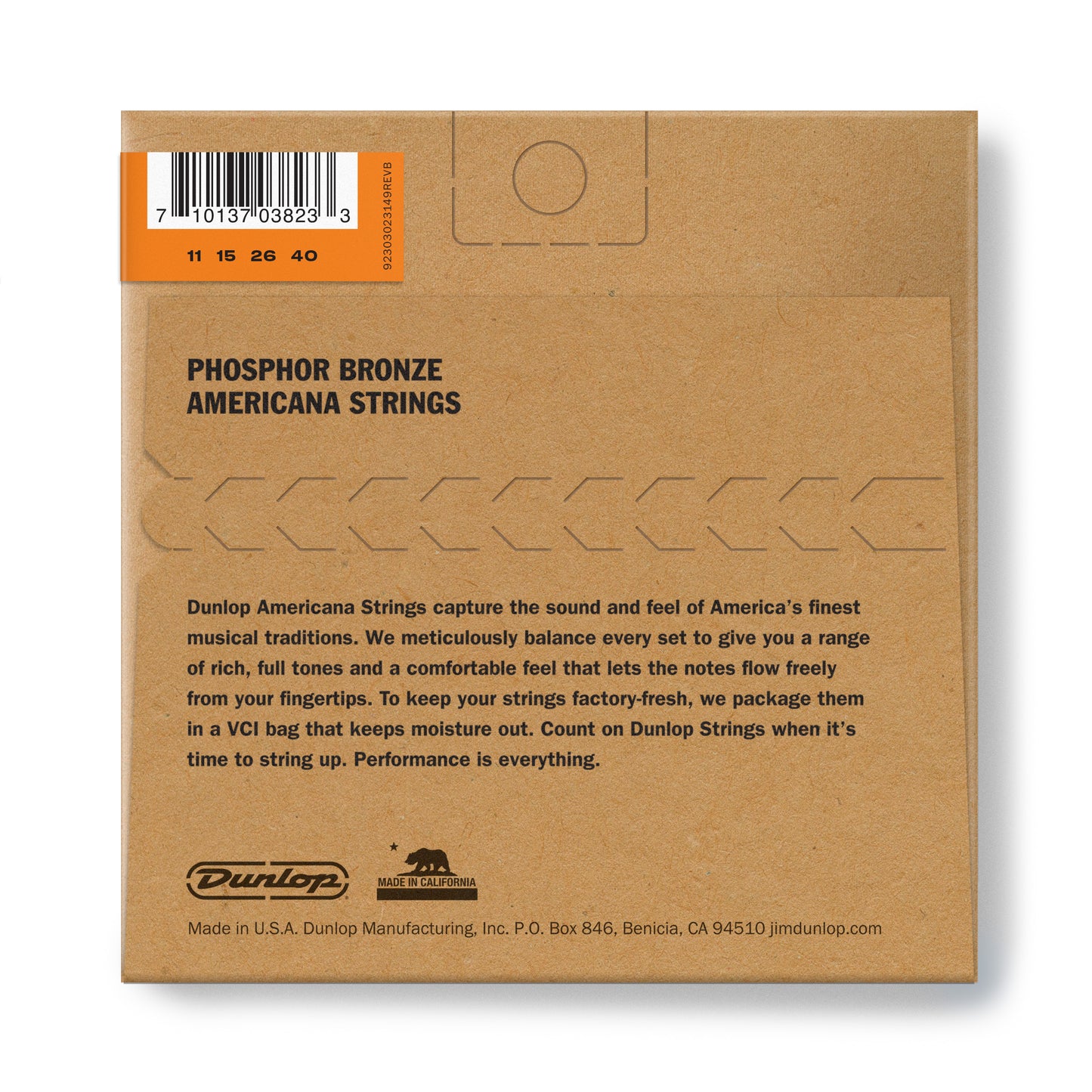 Jim Dunlop DUNLOP PHOSPHOR BRONZE LOOP END MANDOLIN 04-STRING SET - 11-40 MEDIUM - DMP1140