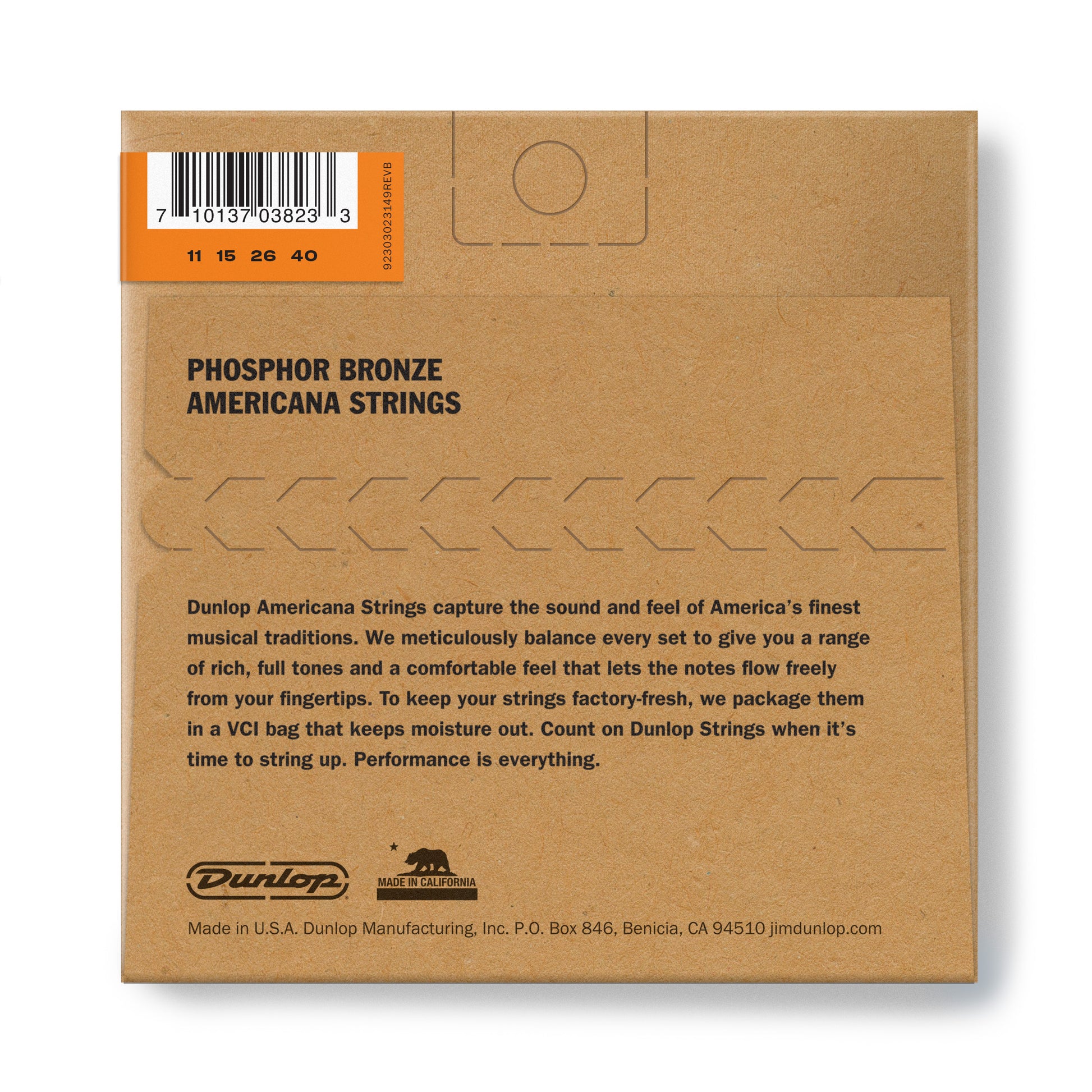 Jim Dunlop DUNLOP PHOSPHOR BRONZE LOOP END MANDOLIN 04-STRING SET - 11-40 MEDIUM - DMP1140