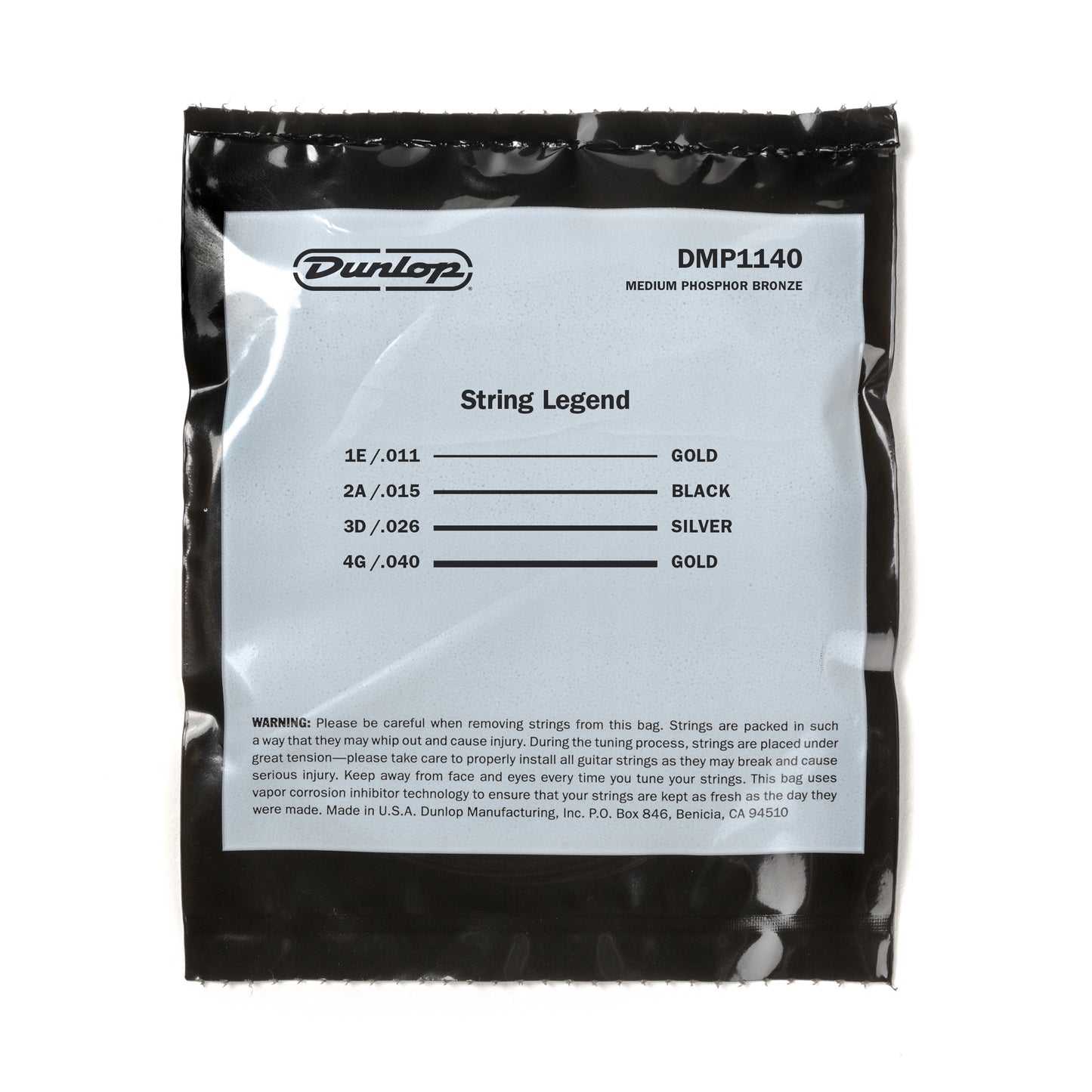 Jim Dunlop DUNLOP PHOSPHOR BRONZE LOOP END MANDOLIN 04-STRING SET - 11-40 MEDIUM - DMP1140