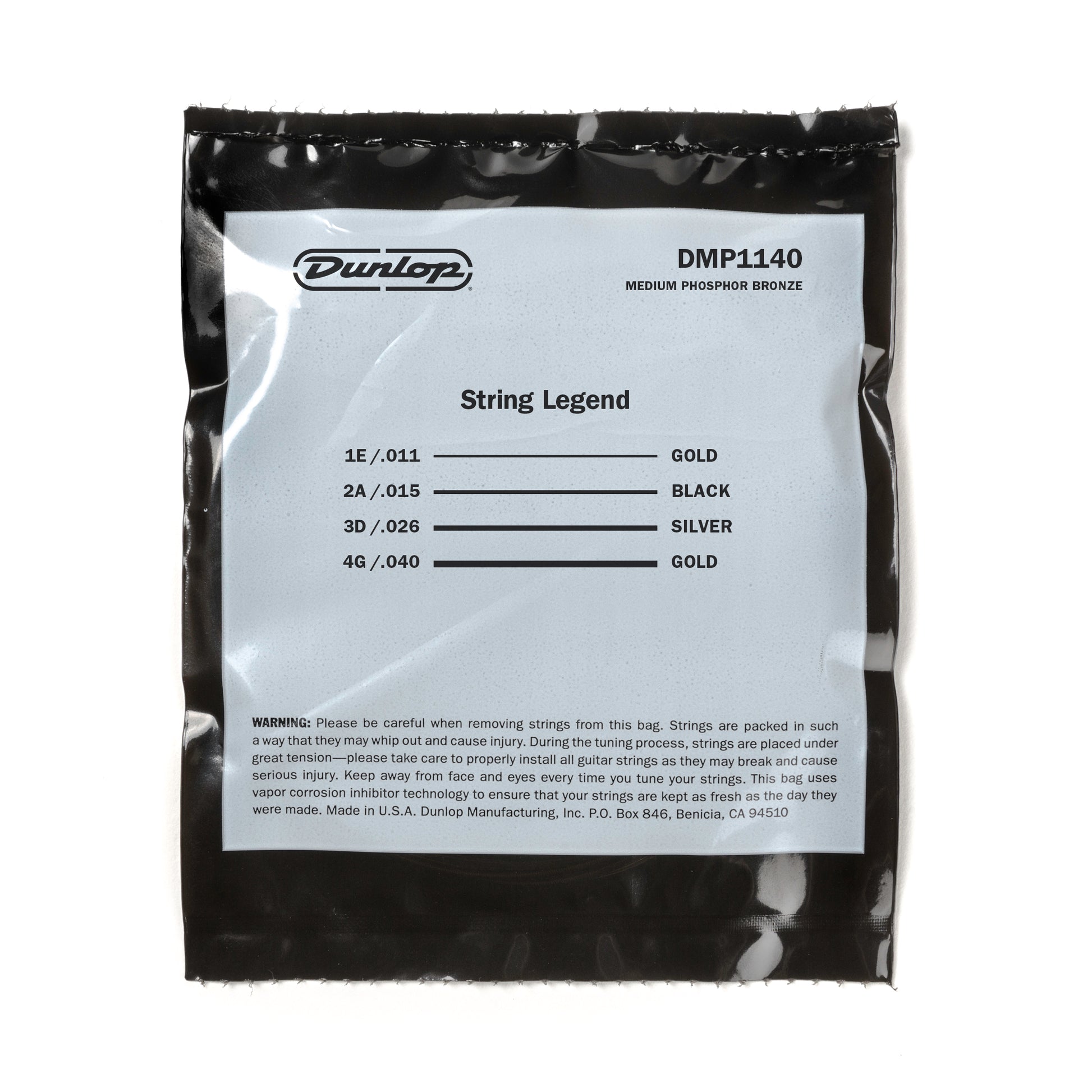 Jim Dunlop DUNLOP PHOSPHOR BRONZE LOOP END MANDOLIN 04-STRING SET - 11-40 MEDIUM - DMP1140