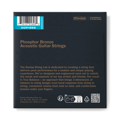 Jim Dunlop DUNLOP RESONATOR PHOSPHOR BRONZE ACOUSTIC GUITAR 06-STRING SET - 16-56 RESONATOR - DOP1656