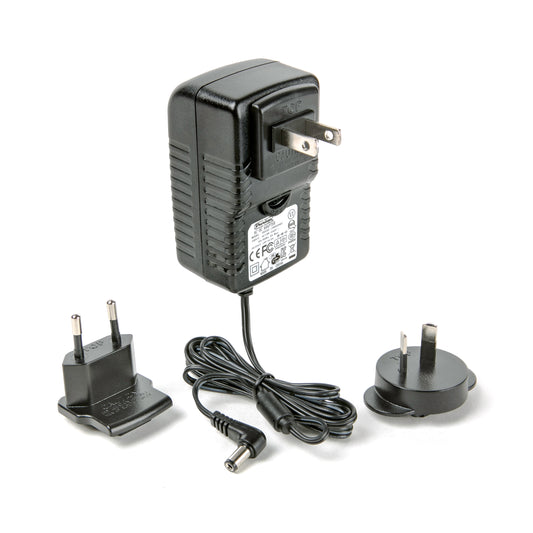 Jim Dunlop DUNLOP 18-VOLT AC ADAPTER FOR MXR BRICK SERIES & TALK BOX (WITH INTERNATIONAL ADAPTERS) - ECB009G1