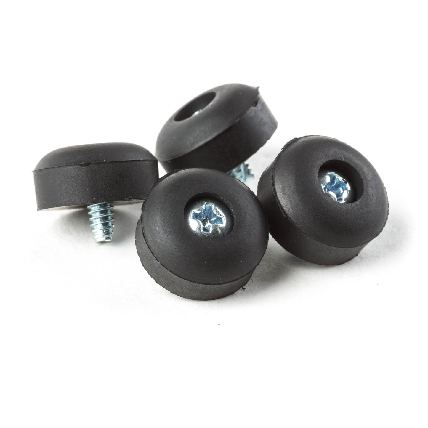 Jim Dunlop DUNLOP 4 RUB FEET W/SCREW- 4/SET REPLACEMENT PART - ECB151