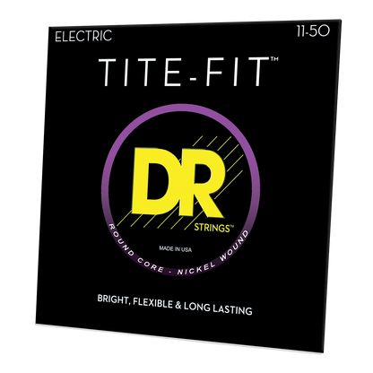 DR Strings DR TITE-FIT Nickel Plated Steel Electric Guitar String Set - 11-50 Heavy EH-11