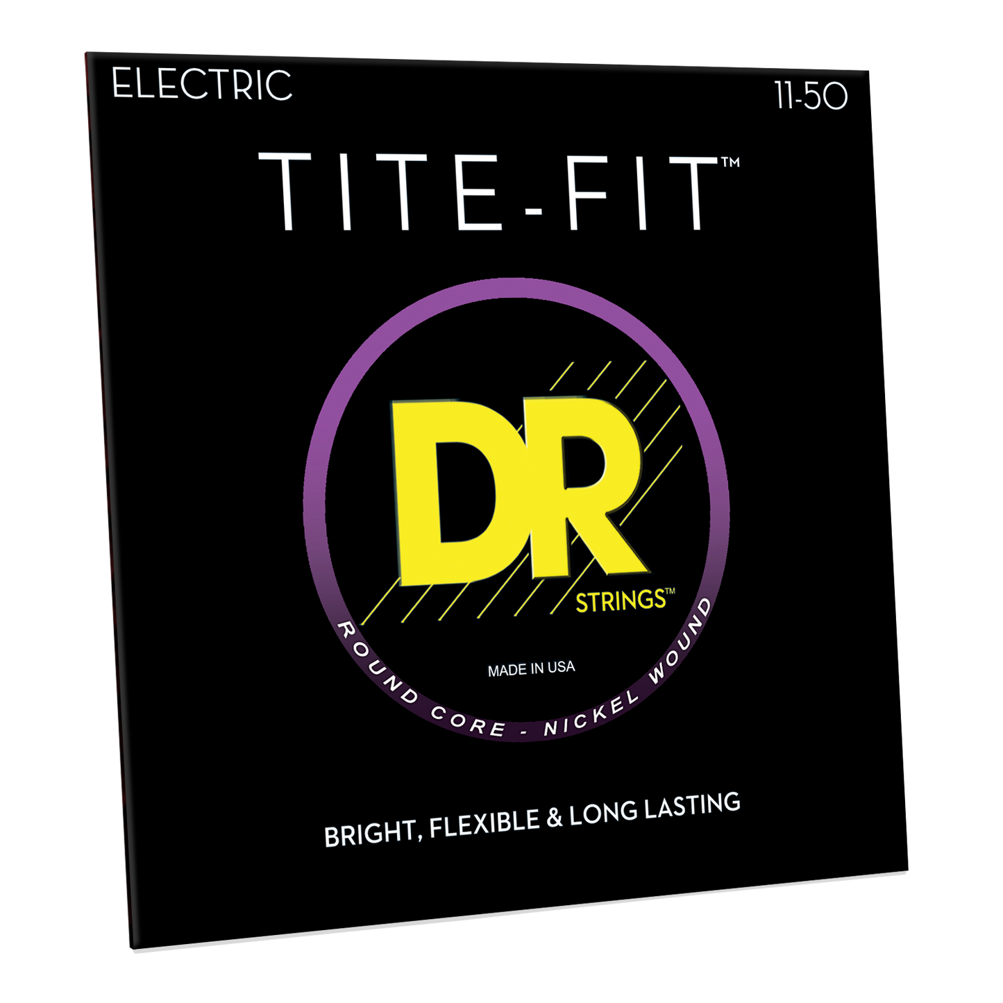 DR Strings DR TITE-FIT Nickel Plated Steel Electric Guitar String Set - 11-50 Heavy EH-11
