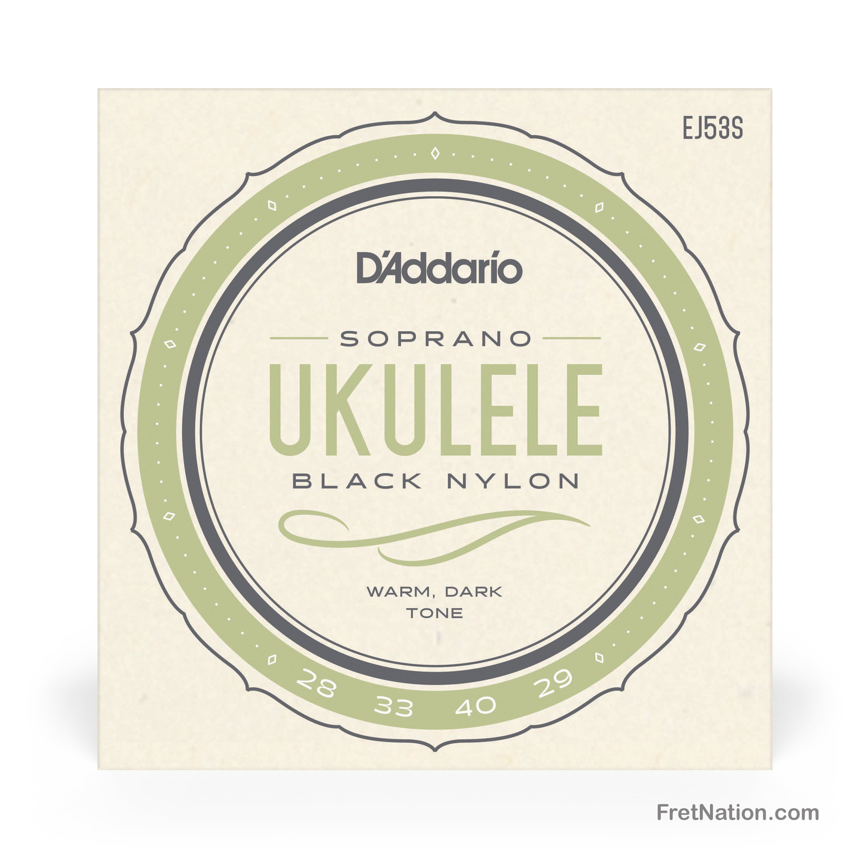 D'Addario D'Addario Pro-Arte Rectified Nylon Ukulele String Set - 28-29 Soprano EJ53S