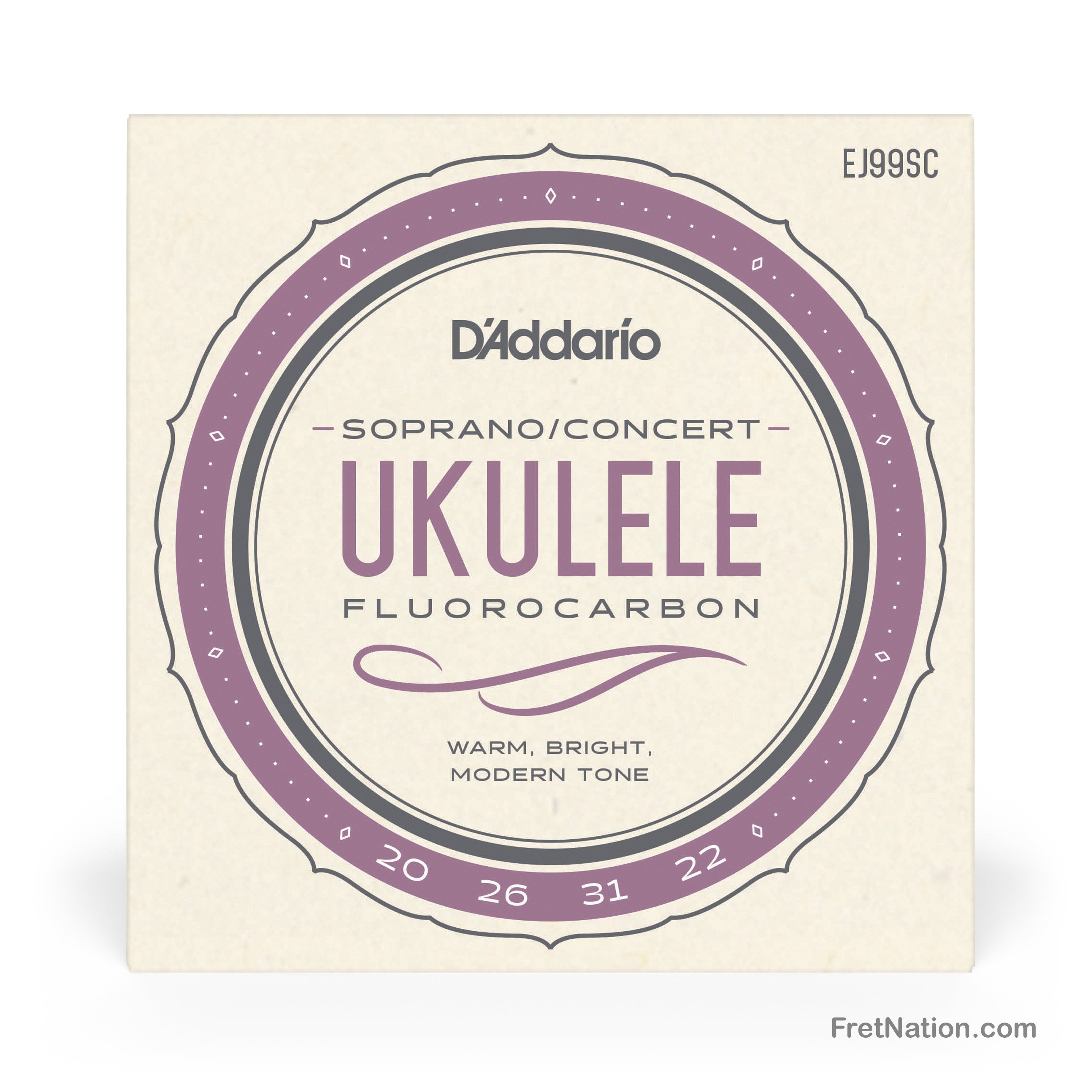 D'Addario D'Addario Pro-Arte Carbon Ukulele String Set - 20-22 Soprano/Concert EJ99SC