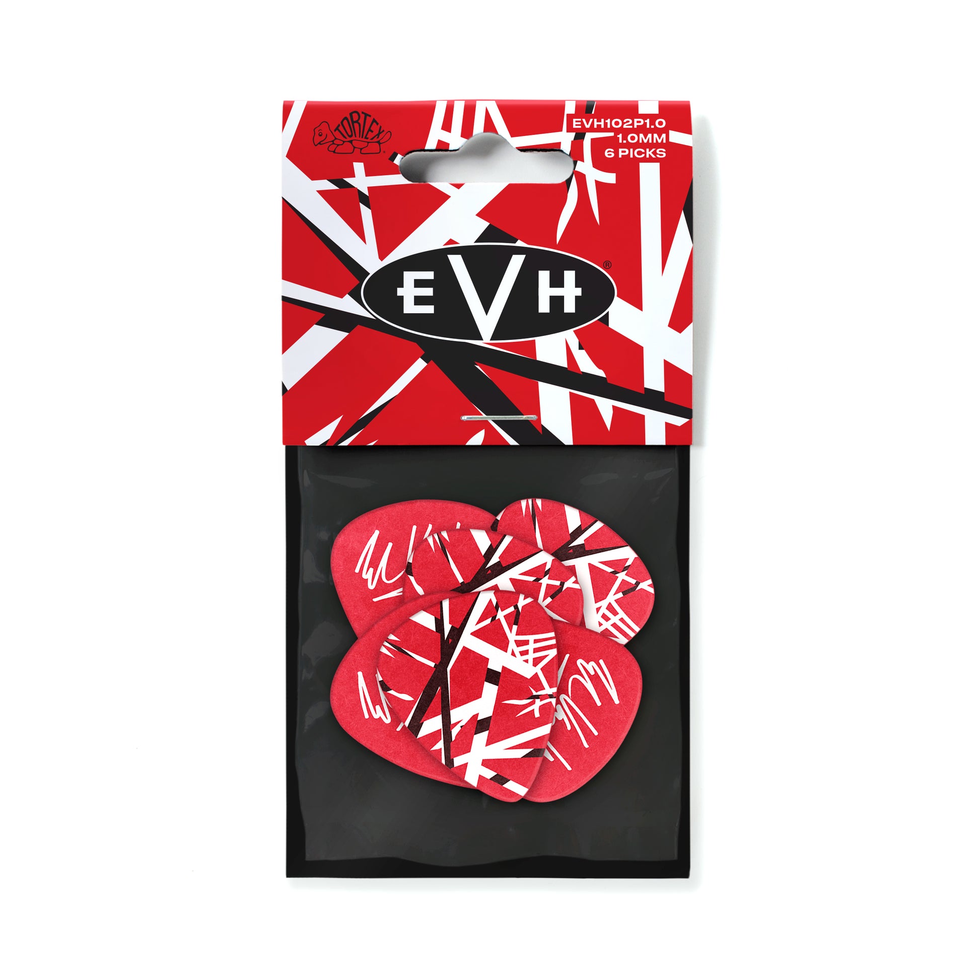 Jim Dunlop DUNLOP EVH TORTEX FRANKENSTEIN 1.0mm GUITAR PICK PLAYERS PACK 06-PACK - EVH102P100