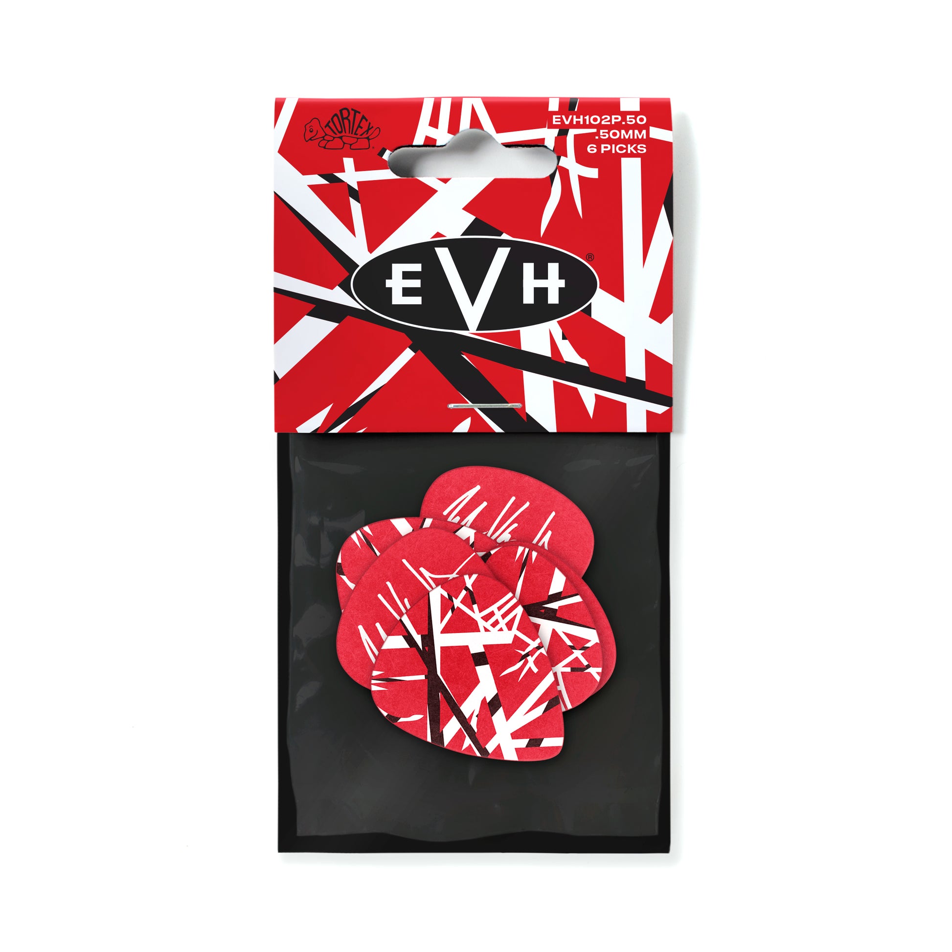 Jim Dunlop DUNLOP EVH TORTEX FRANKENSTEIN .50mm GUITAR PICK PLAYERS PACK 06-PACK - EVH102P050