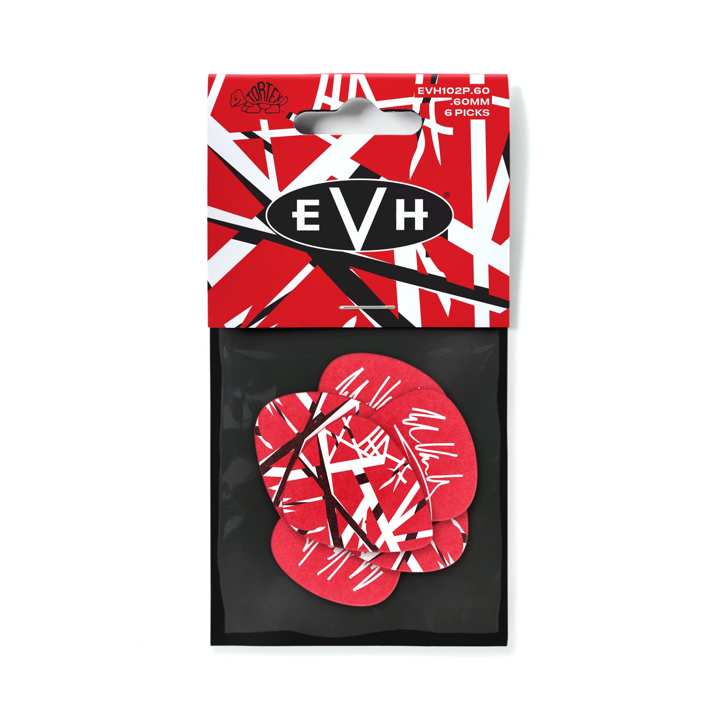 Jim Dunlop DUNLOP EVH TORTEX FRANKENSTEIN .60mm GUITAR PICK PLAYERS PACK 06-PACK - EVH102P060