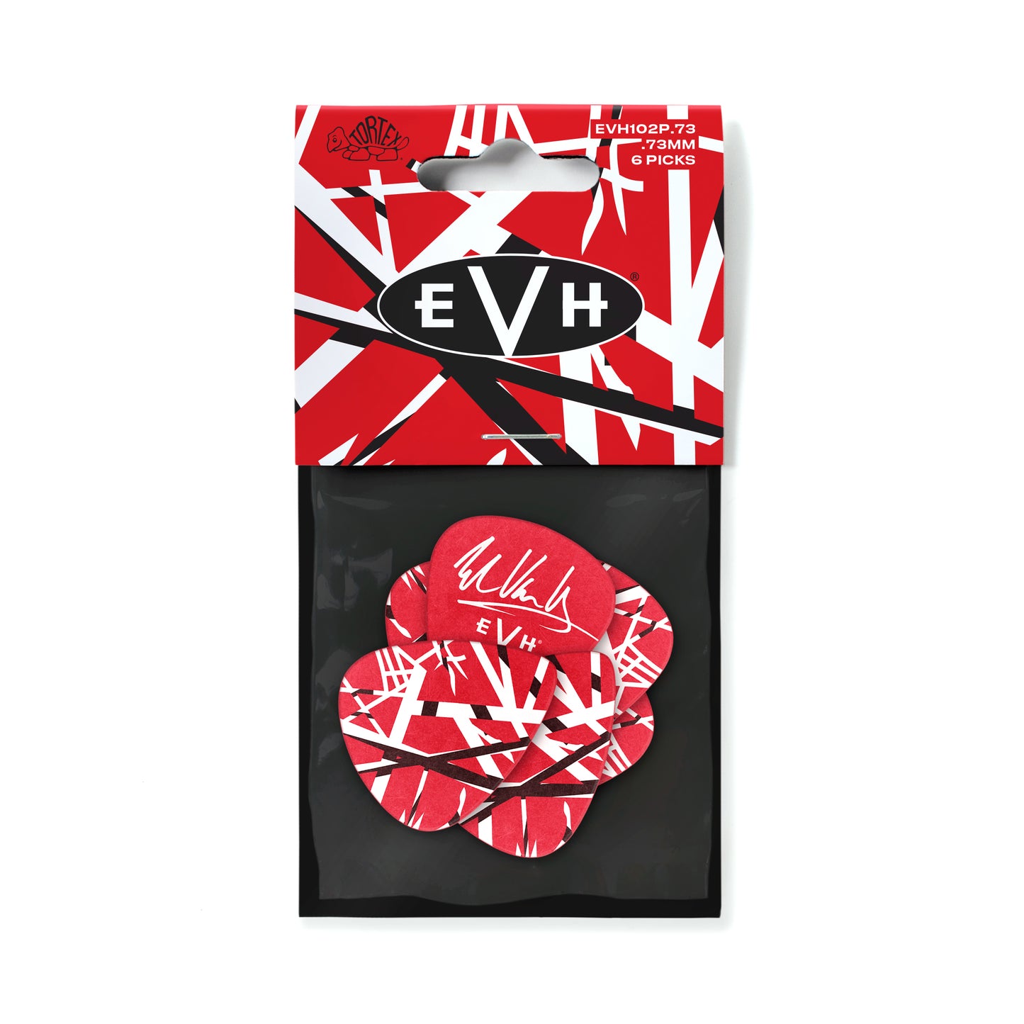 Jim Dunlop DUNLOP EVH TORTEX FRANKENSTEIN .73mm GUITAR PICK PLAYERS PACK 06-PACK - EVH102P073