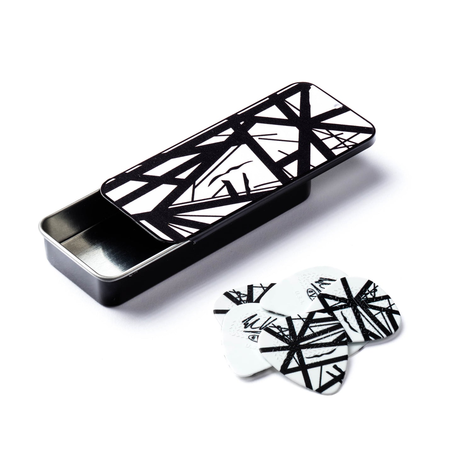 Jim Dunlop DUNLOP EVH VH I .60mm PICK TIN GUITAR PICK REFILL BOX - EVHPT03