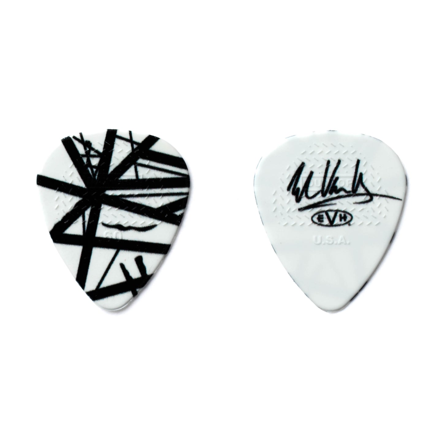 Jim Dunlop DUNLOP EVH VH I .60mm PICK TIN GUITAR PICK REFILL BOX - EVHPT03