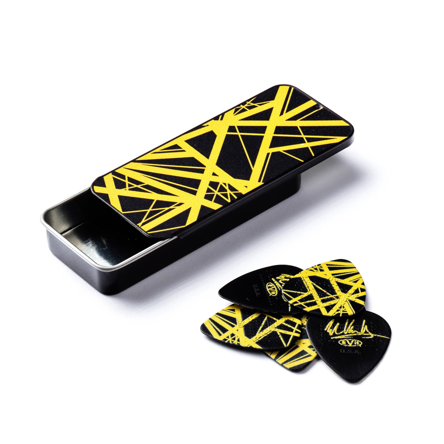 Jim Dunlop DUNLOP EVH VH II .60mm PICK TIN GUITAR PICK REFILL BOX - EVHPT04