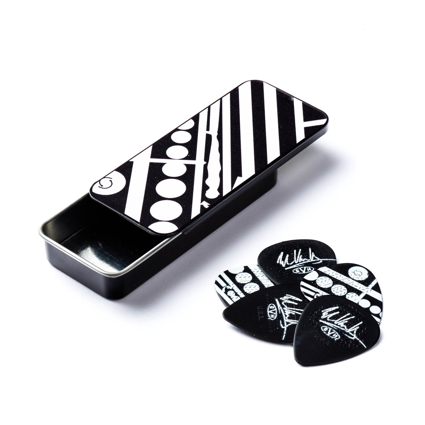 Jim Dunlop DUNLOP EVH CIRCLES .60mm PICK TIN GUITAR PICK REFILL BOX - EVHPT05