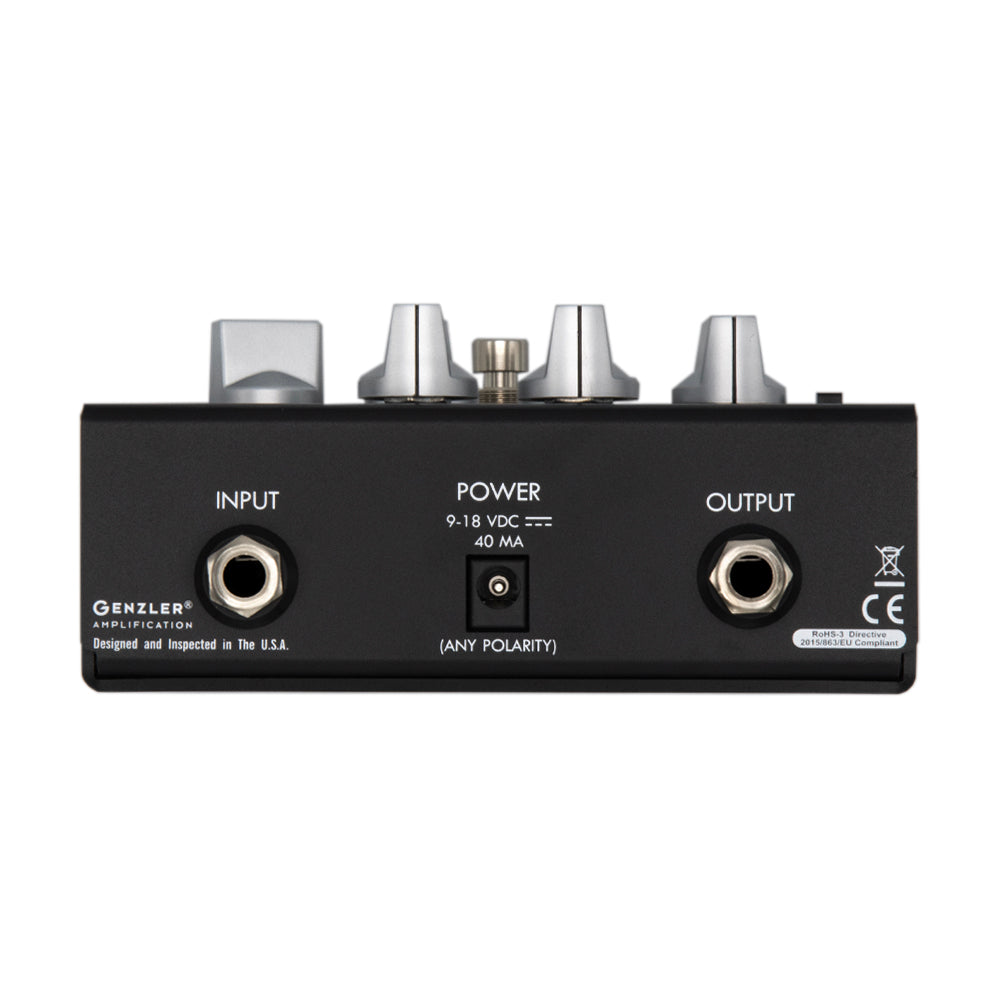 Genzler Amplification Genzler CRASH BOX 4 - Classic Bass Distortion Pedal - CB-4-PEDAL