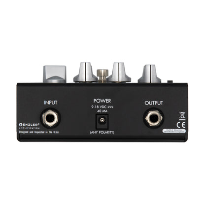 Genzler Amplification Genzler CRASH BOX 4 - Classic Bass Distortion Pedal - CB-4-PEDAL