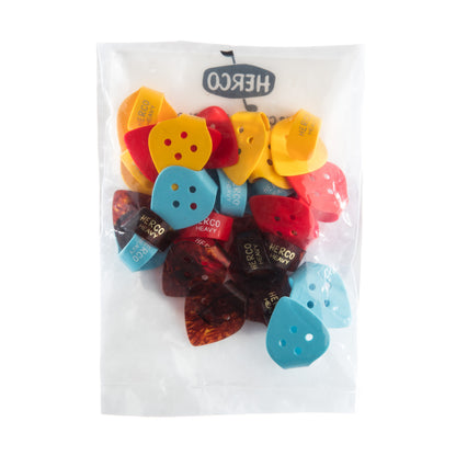 Jim Dunlop DUNLOP HERCO FLAT GUITAR THUMBPICK REFILL BAG 24-PACK HEAVY - HE113