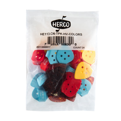 Jim Dunlop DUNLOP HERCO FLAT GUITAR THUMBPICK REFILL BAG 24-PACK HEAVY - HE113