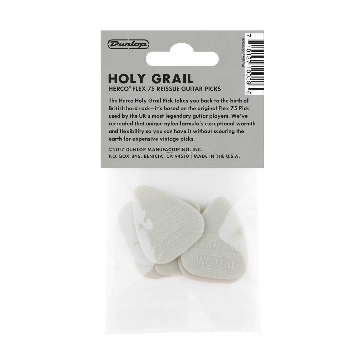 Jim Dunlop DUNLOP HERCO HOLY GRAIL GUITAR PICK PLAYER'S PACK 06-PACK - HE777P