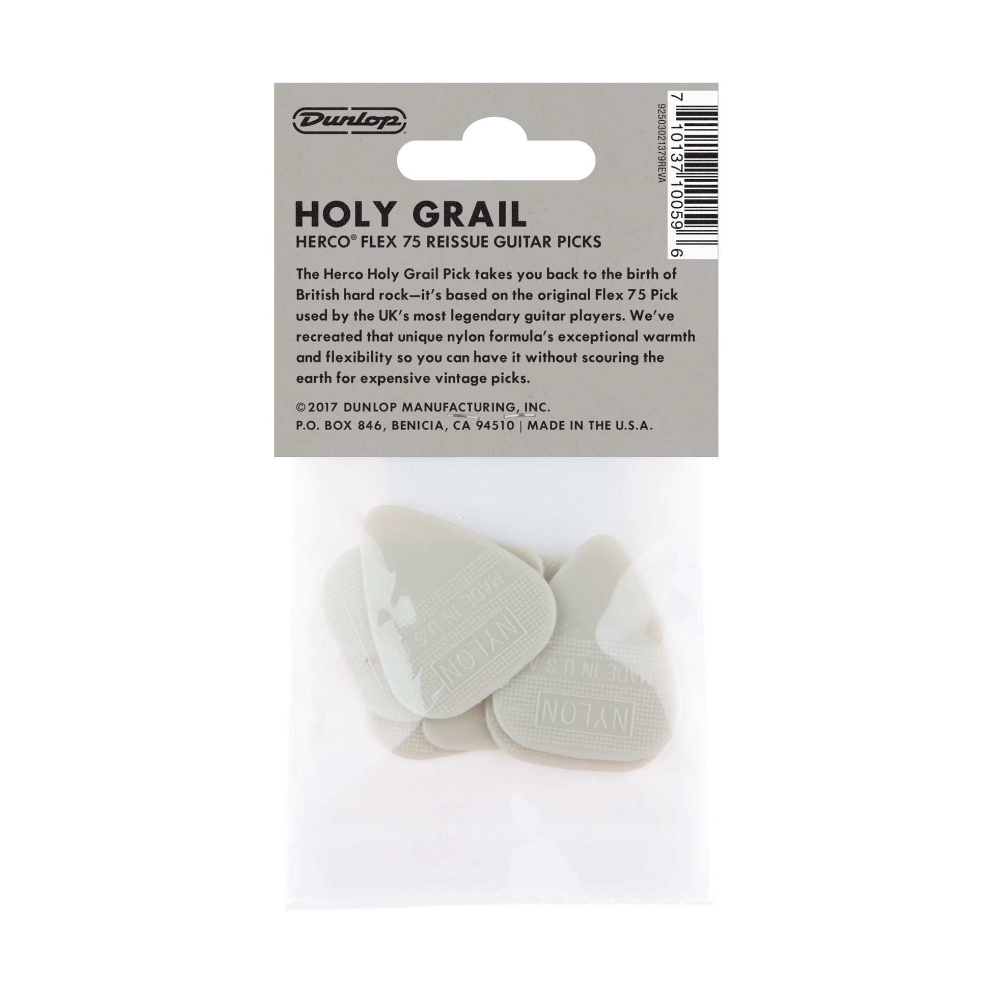 Jim Dunlop DUNLOP HERCO HOLY GRAIL GUITAR PICK PLAYER'S PACK 06-PACK - HE777P