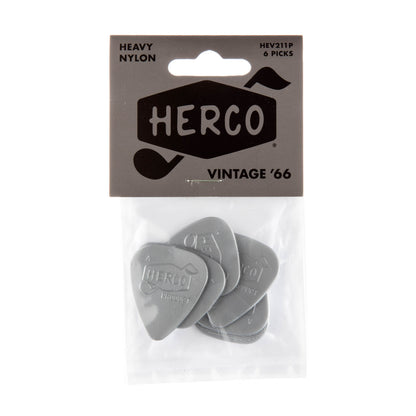 Jim Dunlop DUNLOP HERCO VINTAGE '66 GUITAR PICK PLAYER'S PACK 06-PACK HEAVY - HEV211P