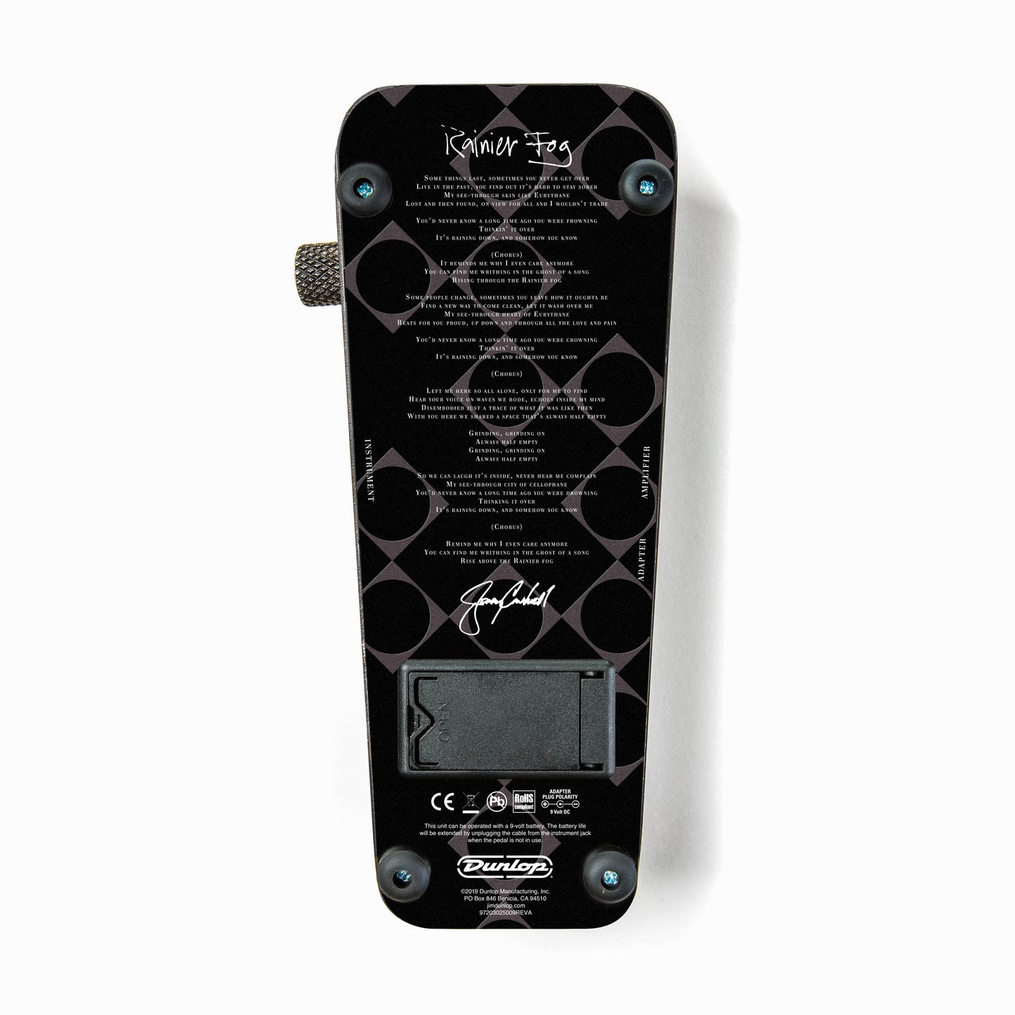 Cry Baby CRY BABY JERRY CANTRELL RAINIER FOG CRY BABY WAH - JC95B