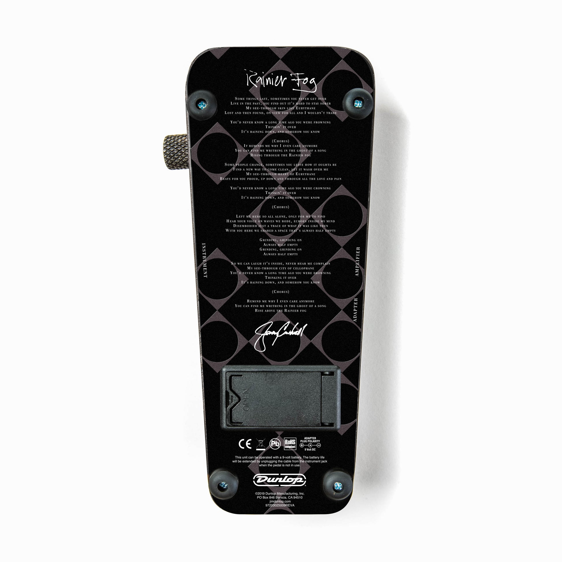 Cry Baby CRY BABY JERRY CANTRELL RAINIER FOG CRY BABY WAH - JC95B