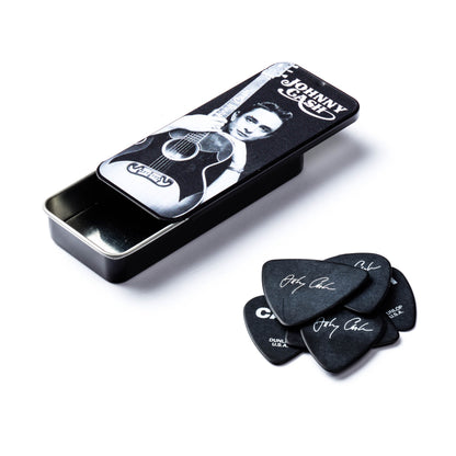 Jim Dunlop DUNLOP JOHNNY CASH MEMPHIS PICK TIN GUITAR PICK REFILL BOX MEDIUM - JCPT01M