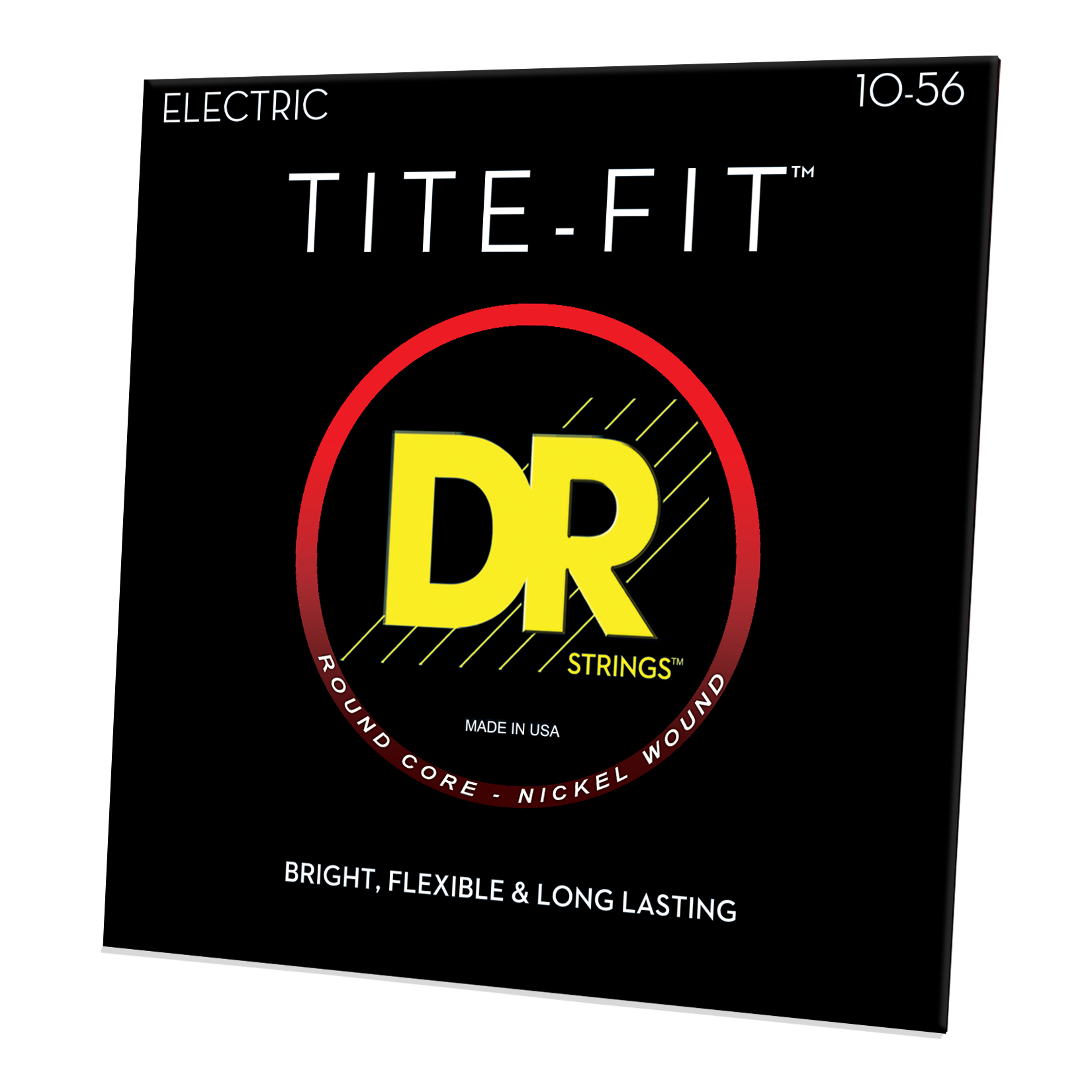 DR Strings DR TITE-FIT Nickel Plated Steel Electric Guitar String Set - 10-56 Jeff Healey JH-10