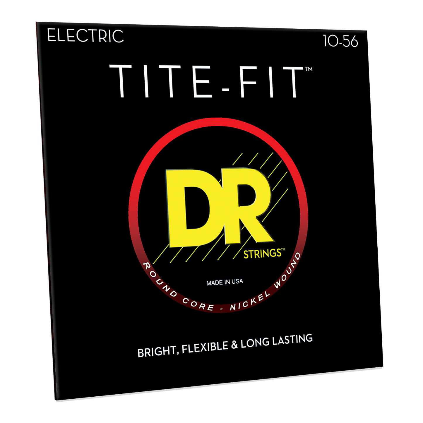 DR Strings DR TITE-FIT Nickel Plated Steel Electric Guitar String Set - 10-56 Jeff Healey JH-10
