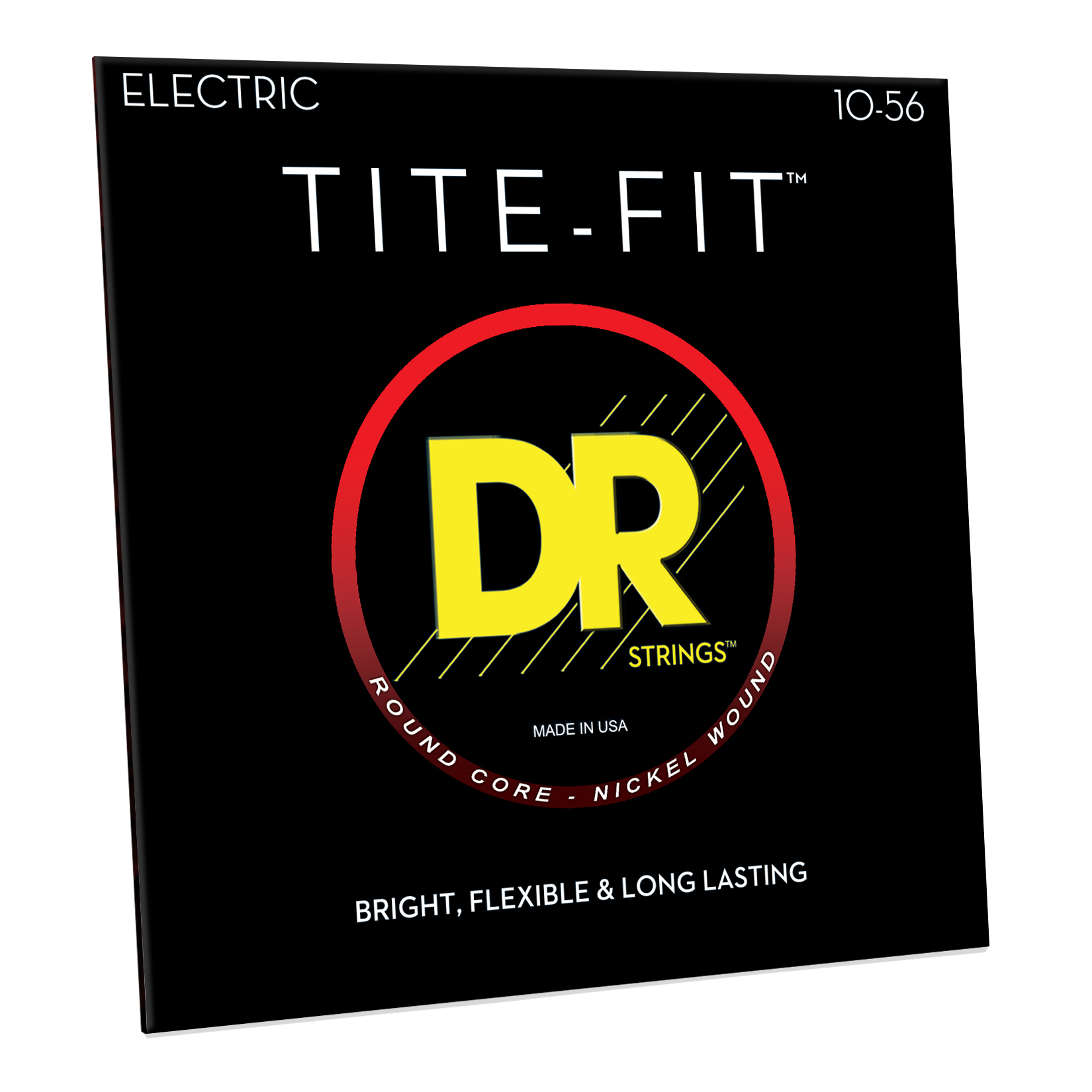 DR Strings DR TITE-FIT Nickel Plated Steel Electric Guitar String Set - 10-56 Jeff Healey JH-10